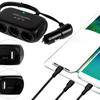 3 USB Sockets Fast Car Charger