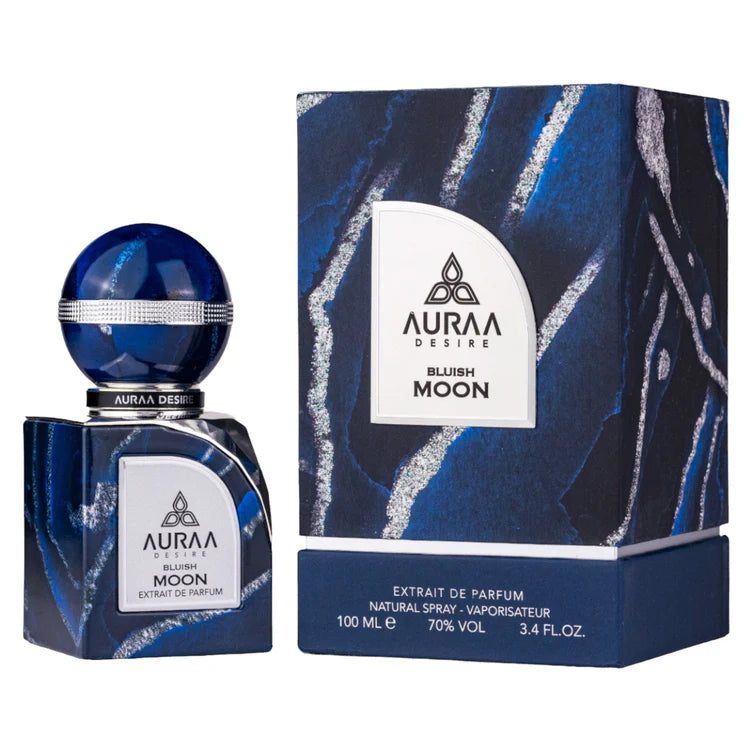 Bluish Moon by Auraa Desire  - Extrait de Perfume Unisex - 100 ml