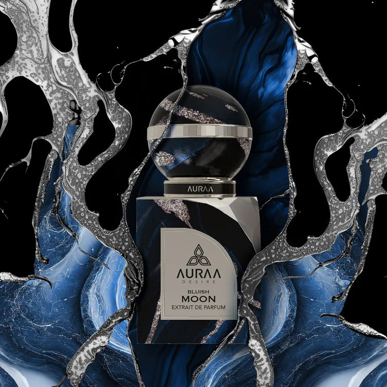 Bluish Moon by Auraa Desire  - Extrait de Perfume Unisex - 100 ml