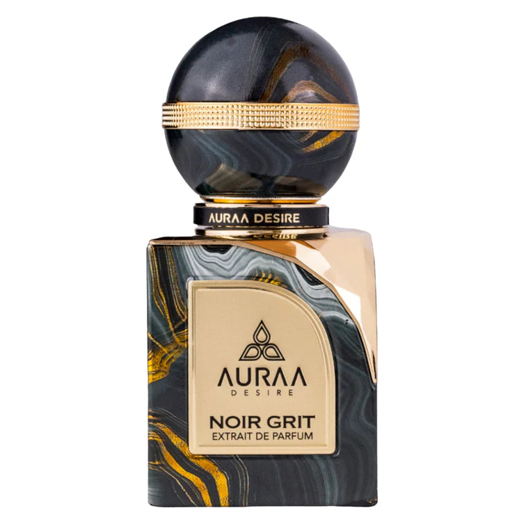 Noir Grit by Auraa Desire - Extrait de Perfume Unisex - 100 ml