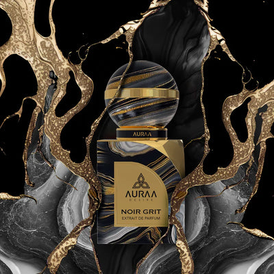 Noir Grit by Auraa Desire - Extrait de Perfume Unisex - 100 ml