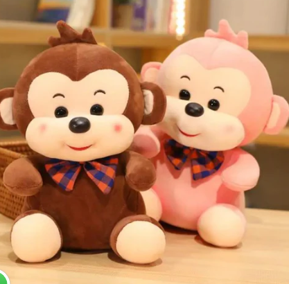 Fluffy Monkey Plush Toy