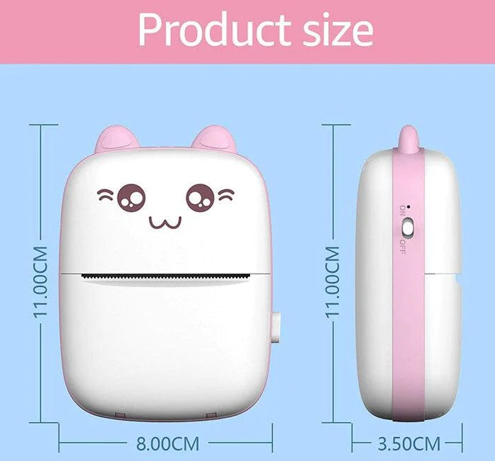 Portable Mini Pocket Printer BT Thermal Printer